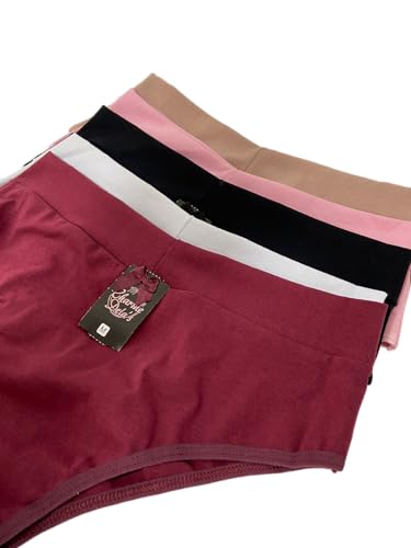 Kit 5 Calçola Cotton Conforto Cintura Alta Algodão Senhora Pos Parto (BR, Alfa, G, Regular, CORES VA