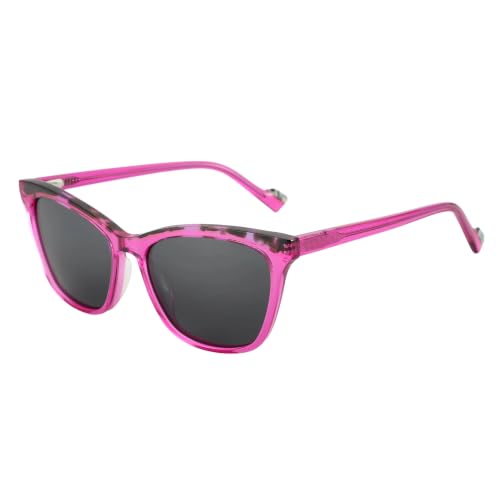 Lunettes de soleil polarisées œil de chat en acétate contre l'éblouissement visuel féminin