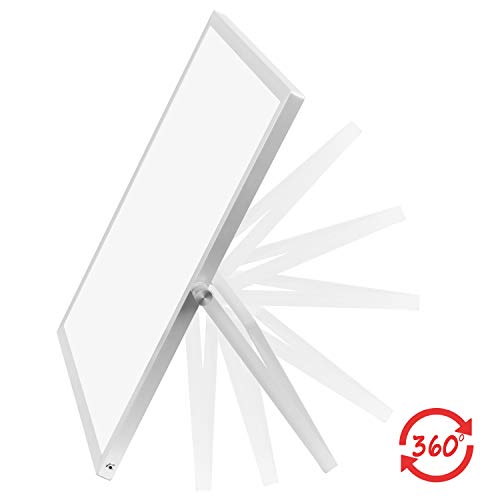 Stapens Small White Board, Desktop Portable Mini Double Sided Magnetic Whiteboard 10" X 10", 360 Degree Reversible To Do List Notepad For Office, Home, Kitchen, School #TOP1