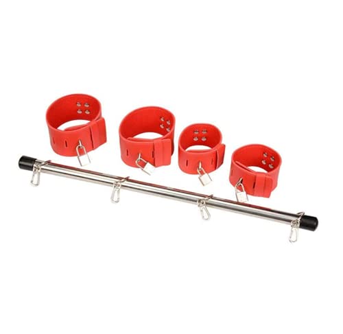Ensemble de bondage en cuir et acier inoxydable de haute résistance