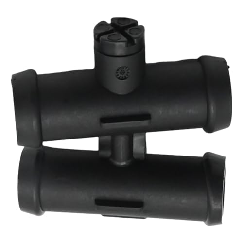 Hoypeyfiy 17127515494 Engine Coolant Hose Connector, Black Coolant Hose Air Bleed Connector Joint Replacement for Mini R50 2000-2006 Cabrio R52 2002-2008 Replaces 7515494