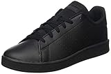 adidas Unisex Kinder Advantage K Tennisschuh, Core Black Core Black Grey Six, 37 1/3 EU