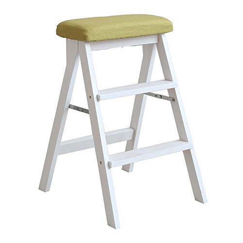 Escabeau en bois massif et tabouret de cuisine multifonctionnel