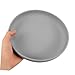 FOMIYES Silicone Adaptive Dining Plate with Cup -Overflow Food Plate for Elderly Patients Multi-use Food-Grade Silicone for Home Use Deep