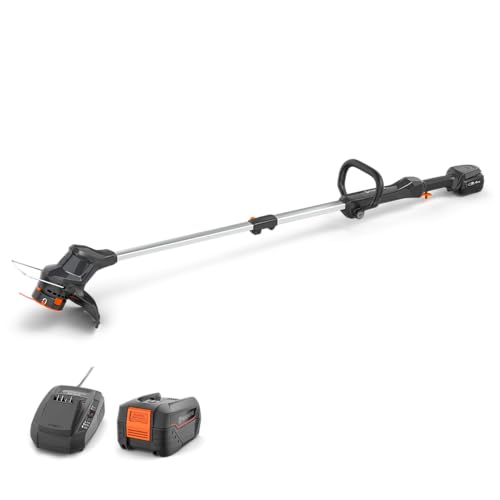 Husqvarna Aspire T28-P4A 2P Coupe-Bordures sans Fil avec Batterie 18 V 4,0Ah (P4A 18-B72) et Chargeur (P4A 18-C70), Coupe-Bordures électrique avec Fil, débroussailleuse