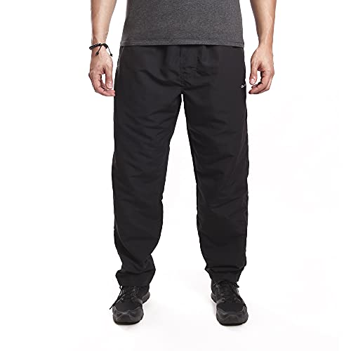 Calça Tactel Ox Bolsos Frente e Costas Confortavel Tamanho:M;Cor:Preto;Genero:Masculino