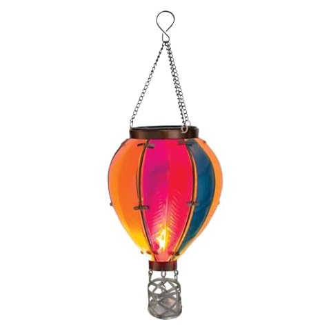 Solar Hot Air Balloon Lantern for Garden Cover