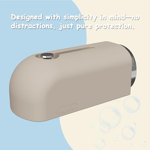 Image of Faucet Cover Bathtub, Soft Silicone Tub Spout Cover, Faucet Protector for Kids, Bath Spout Guard for Bathtubs, Bathroom Tub Faucet Cover, Water Spout Cover for Child Safety, Universal Fit(Taupe)
