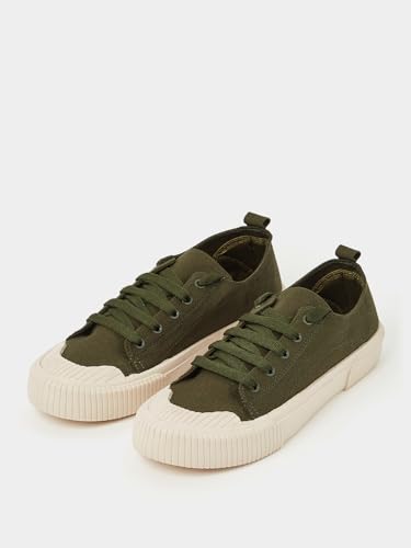 Image of Styli Men Canvas Lace-Up Casual Shoes | Round Toe Sneakers | Cushioned Footbed| Comfortable Everyday Wear Footwear for Casual, Travel & Outdoor Use