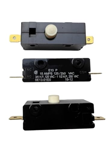 Interruptor E13 15A pulsador normalmente abierto NA de 250VAC para repuesto