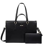 Amazon.com: LOVEVOOK Laptop Bag for Women 15.6 inch Canvas Laptop