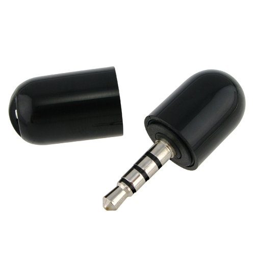 Menotek Mini iPod Microphone for iPhone G/iPod Touch 2G/iPod Nano 4G/iPod Classic 120GB - BLACK