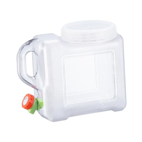 LOL-FUN 水容器 貯水バケツ 3L クリアジャグ 貯水キャリア 緊急用屋外食器洗い用貯水タンク