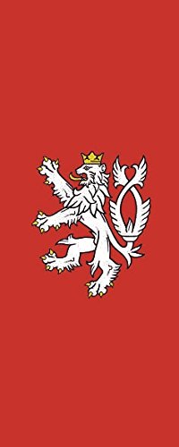 Drapeau de Bohême vertical U24 grand format 120 x 300 cm