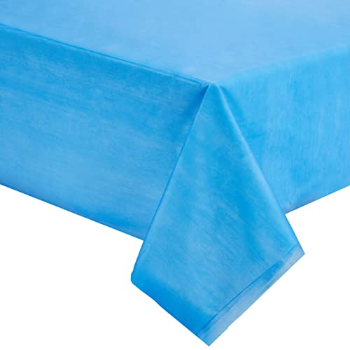 Juvale 3 Pack Plastic Royal Blue Tablecloth For Parties, Rectangular Table Decorations, 54 X 108 Inches, Disposable Table Cover For Birthday, Graduation Party Supplies #TOP5