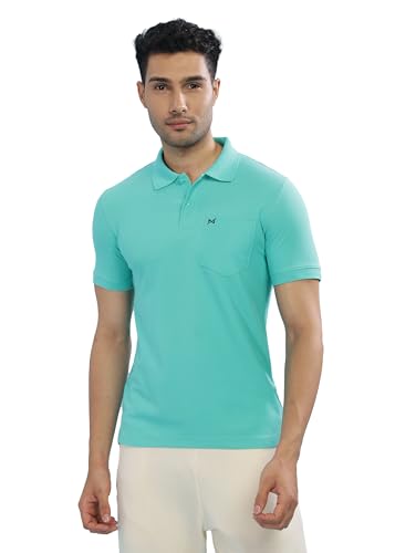 Image of Force NXT Polo Neck T-Shirt for Men Pack of 1 | Regular Fit T-Shirt for Men | Premium Super Combed Rich Cotton Polo Shirt | Men's Ultra Soft Half Sleeve T-Shirt