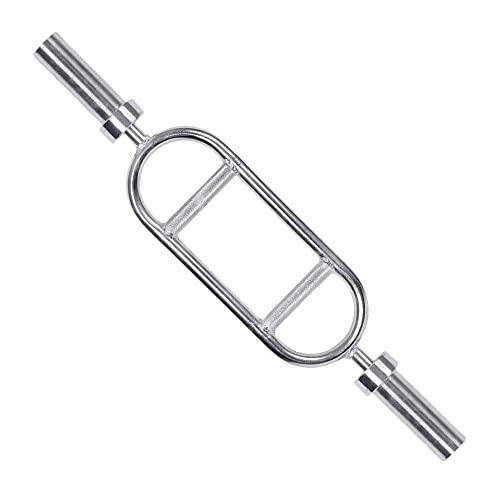 Lions Olympic Bars - 5ft Straight EZ Curl Barbell Bar, Dumbbells Handles, Tricep Trap Bar, Knurled Grips with Spring Collars, Ideal for Home Gym Weightlifting Bodybuilding Strength Training Fitness Exercise - Image 5