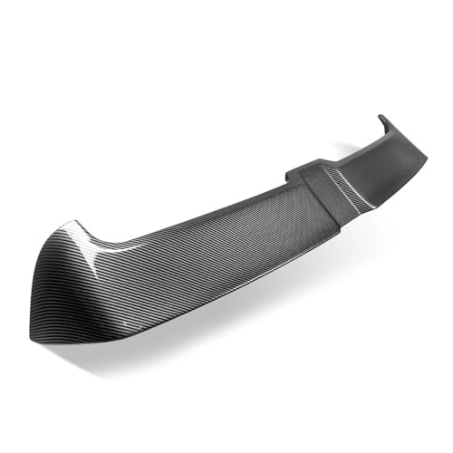 Becquet de toit Golf 6 MK6 hayon, spoiler arrière noir brillant et look carbone