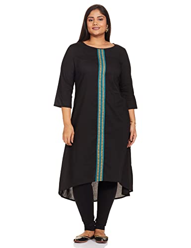 Image of Amazon Brand - Myx Women's Cotton A-Line Kurta