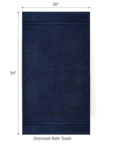 Cotton Craft Ultraweiche Badetücher, sehr groß, 76,2 x 137,2 cm, saugfähig, für den Alltag, Luxushotel, Spa, Fitnessstudio, Dusche, Strand… – Ansicht 2