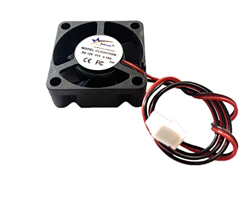DHRUVPRO 12V Cooling Cabinet Fan Fan Square (12V 30x30x10-MM, 1-inch 10000-RPM) - Image 2