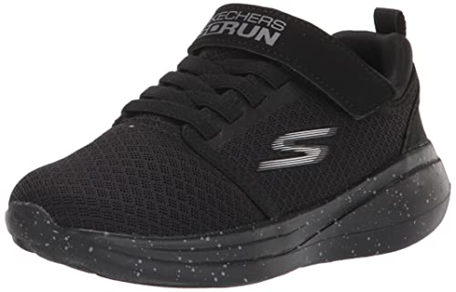 Skechers Kids Boy's GO Run Fast Sneaker, Black, 13.5 Little Kid