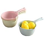 4Pcs Kitchen Water Ladle Kitchen Bathroom Water Scoop Drainer Spoon Water Spoon Kitchen Home Gadgets...