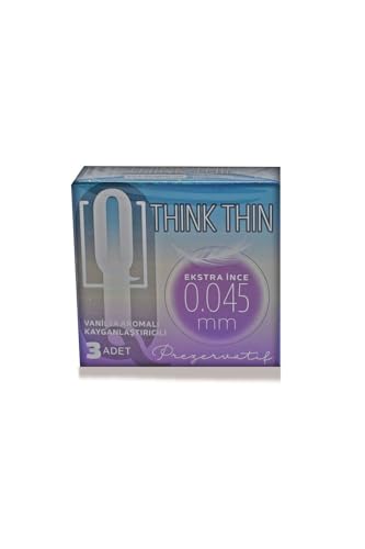 Kondom Think Thin 3'lü Extra İnce 0,045 Mm