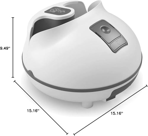 Masajeador Sauna de Pies con 3 Niveles de Calor - Bañera para Pies con 6 Rodillos de Masaje Shiatsu, Tiempo y Temperatura Ajustables - Alivio de Estrés para Fatiga y Pies Cansados miniatura 7