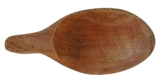 47th & Main Mango Wood Kitchen Scoop Spoon, 4.25 x 1.75-Inches, Natural