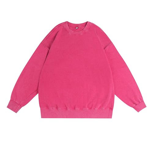 T-shirt à manches longues délavé style streetwear ado et haut vintage homme