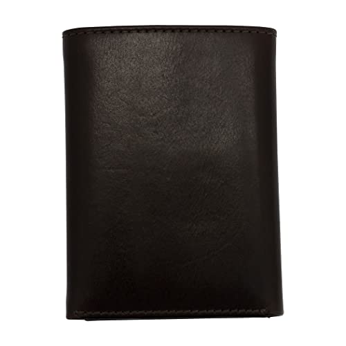 Smith & Wesson Trifold Wallet, 100% Leather Handmade wallet, Gift for him, Black & Brown Color (Brown)2