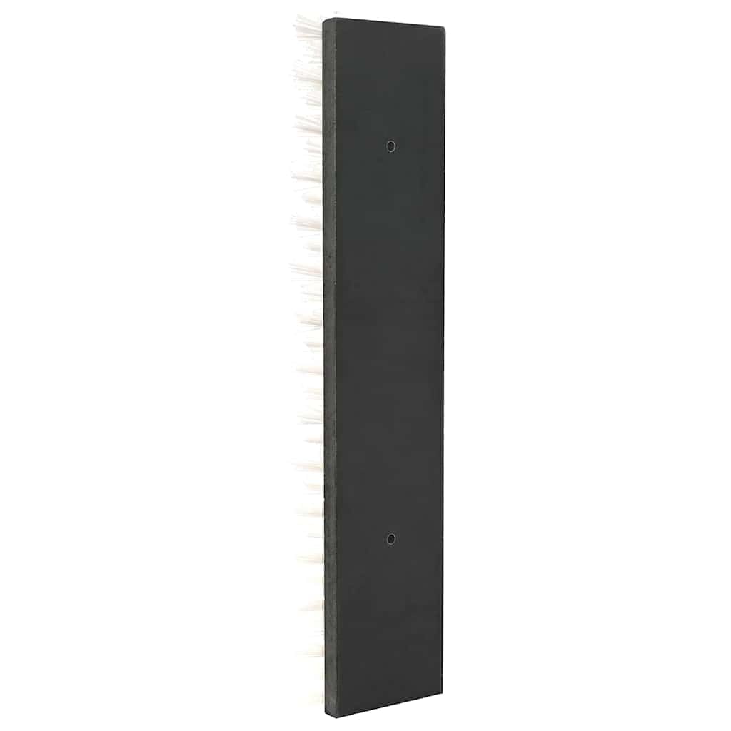 Brosse à Gratter pour Bétail, Brosse de Massage pour Vache Noir et Blanc 50 x 10 x 6.5 cm