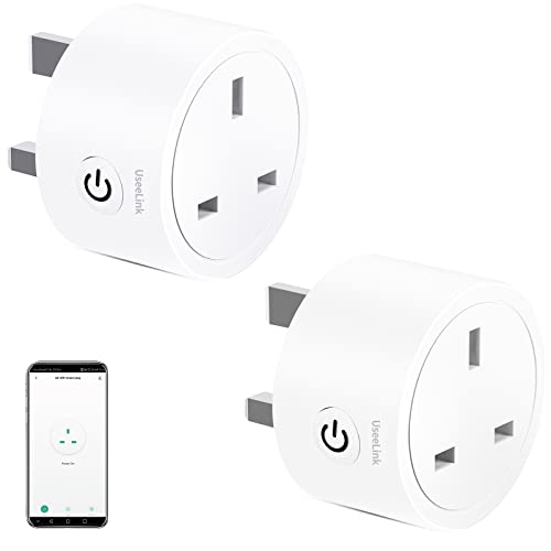 Mini Smart Plug, Smart Wifi Plug, 13A Smart Outlet, Works with Alexa and Google Home, Wireless Smart Plug with Timer Function App Remote Control, No Hub Required (2 Pack) Mini Smart Plug, Smart Wifi Plug, 13A Smart Outlet, Works with Alexa and Google Home, Wireless Smart Plug with Timer Function App Remote Control, No Hub Required (2 Pack)