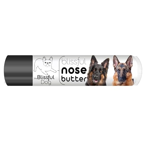 Image of The Blissful Dog German Shepherd Nose Butter, Versatile Dog Nose Balm for Dry Nose, Handcrafted Nose Moisturizer, Easy-to-Apply Dog Essentials, Unscented, 0.15 oz.