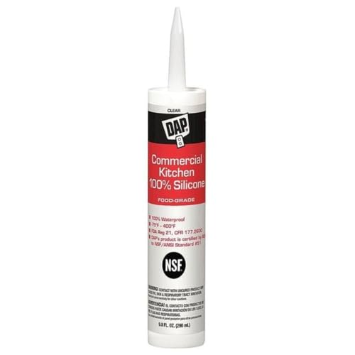 Dap Silicone Sealant, 10 oz, Clear, Silicone Base miniatura 1