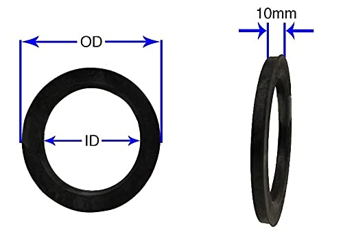 Wheel Accessories Parts 73-6656 Set Of 4 Hub Centric Ring 73Mm Od To 66.56Mm Hub Id thumb #1