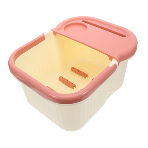 Bassin de pédicure PP beige pour votre rituel bien-être et bain de pieds du soir