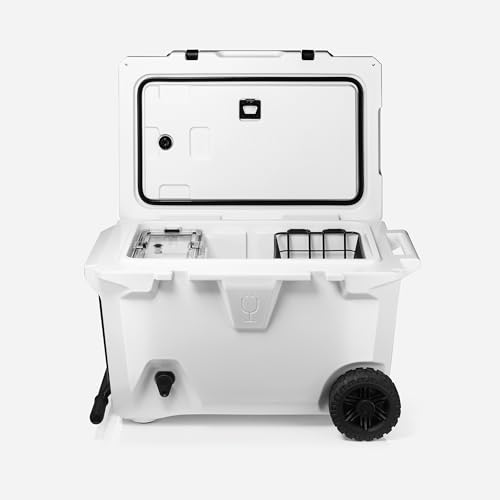 image for BrüMate BrüTank 55qt Wheeled Hard Cooler with Built-in Drink Dispens