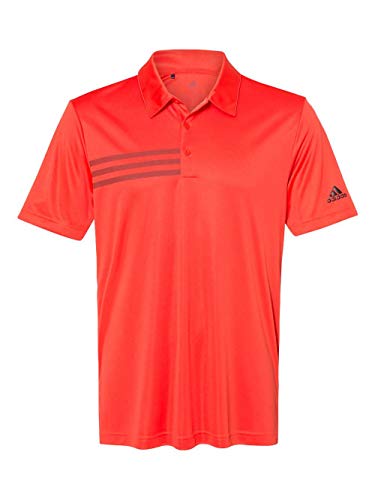 Adidas 3-Stripes Chest Sport Shirt M Blaze Orange/ Black2
