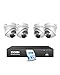 Produktbild ZOSI 5MP Überwachungskamera Set, 8CH 4K 2TB HDD NVR mit 4X 5MP PoE IP Kamera Videoüberwachung Set, Personen- und Fahrzeugerkennung, Spotlight Warnung, C225