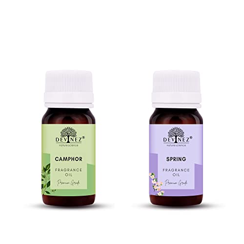 Image of Devinez Camphor, Spring (Aqua Fresh) Aroma Oil for Ultrasonic /Tealight /Reed Diffuser, 30ml Each