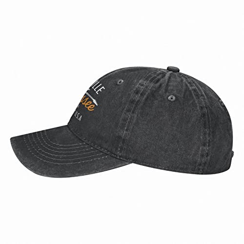 Pkaixin Nashville Music City Baseball Cap Unisex Adjustable Casual Denim Hat #TOP2