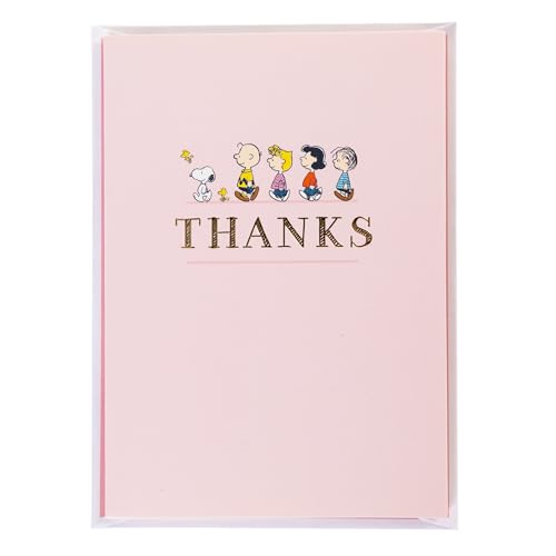 Image of Graphique Peanuts Gang Boxed Notes | Blank Note Cards with Envelopes | 16 Count Small Greeting Card Set | 3.25 x 4.75 Inches | High Quality Thick Paper Stationery with Unique Peanuts Design