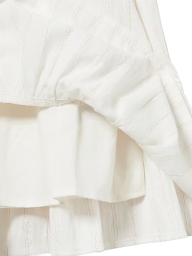 Calvin Klein Girls' Sleeveless Dress, Egret, 6 - image 2