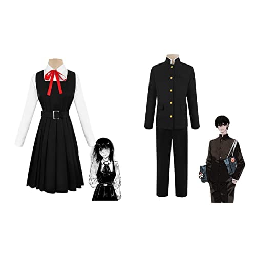 Amazon.co.jp: QHY チェンソーマン コスプレ衣装 吉田ヒロフミ 制服