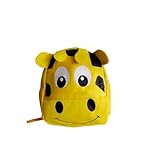 Mochilas Escolar Infantil Para Meninos e Meninas Em Neopreme Design Em 3D (Amarelo-Vaquinha)