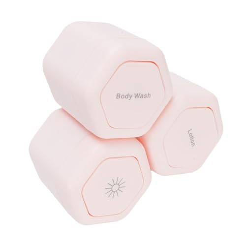 3pcs Travel Containers, Reusable Leak Proof Magnetic Jars with Wide Mouth, for Body Wash Lotion Shower Gel2