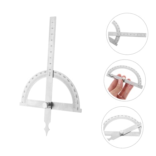 Calibrador de ángulos para carpintería TEHAUX en acero inoxidable miniatura 6
