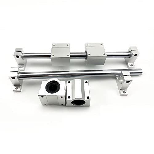 Mssoomm MS-2-SCS20UU 2Pcs Scs20Uu Aluminum Linear Motion Ball Bearing Box Bushing 50Mm Long Linear Roller Bearing Slide Block thumb #2